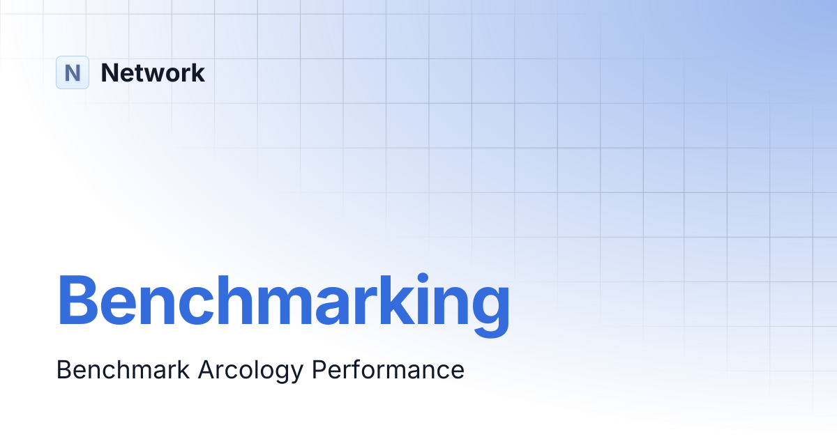 Benchmarking | Network