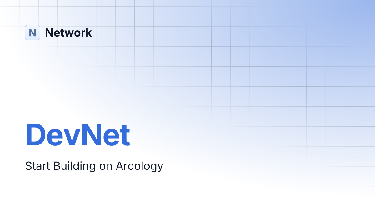 DevNet | Network